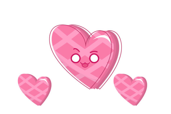 Download Kawaii Heart Cute Love Graphic - Cute love graphic Collection